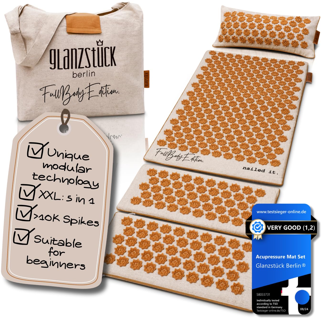 Glanzstück Berlin XXL Acupressure Mat Set