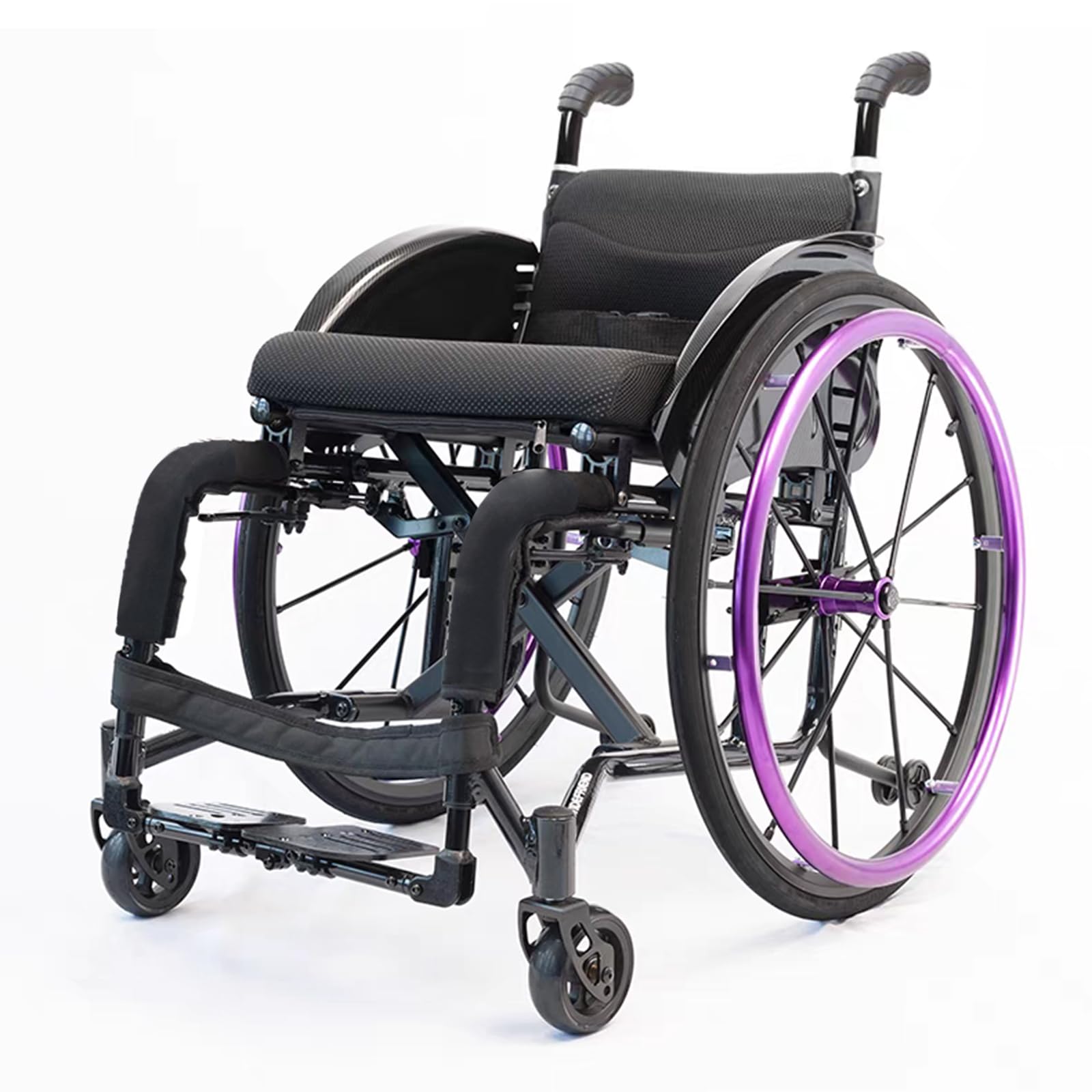 Sedia A Rotelle Sportiva Leggera,sedia A Rotelle Pieghevole E Portatile,sedia A Rotelle Pieghevole Da Trasporto,sedia A Rotelle Multifunzionale Antiribaltamento,sedia A Rotelle Manuale(Size:40cm/15.7i