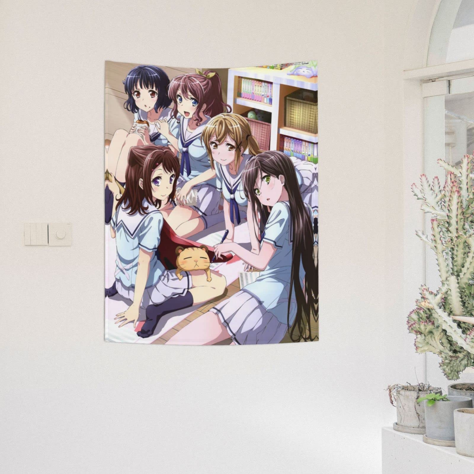 バンドリ 戸山香澄 花園たえ キャンバスアート バンドリ 戸山香澄 花園