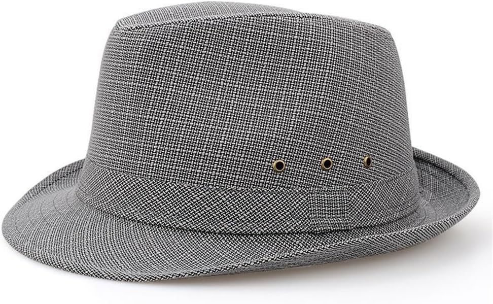 Classic Fedora Felt Panama Hat Men's Bowler Hat Middle-Aged and Elderly Gentleman for Women Mens
