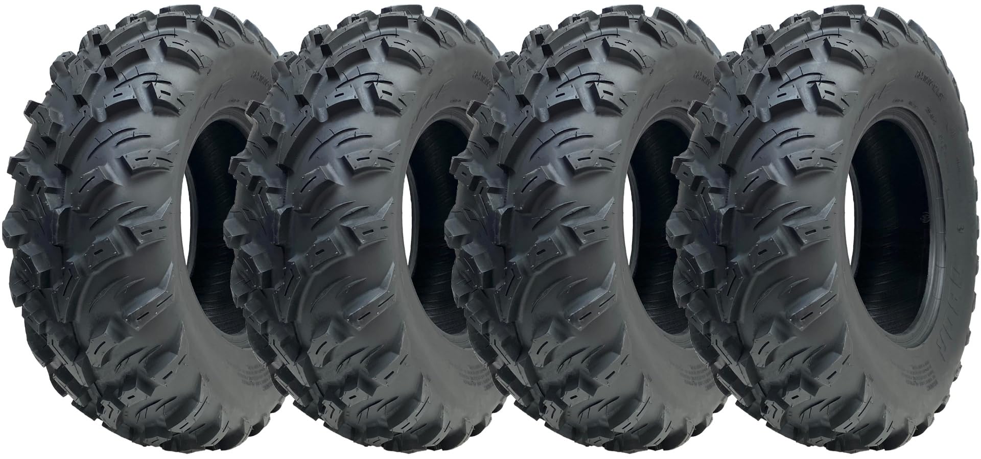 25 x 10.00-12 (255/65-12) 4-lagige ATV-Reifen P3080 OBOR Pinacle Straßenzulassung (4 Stück)