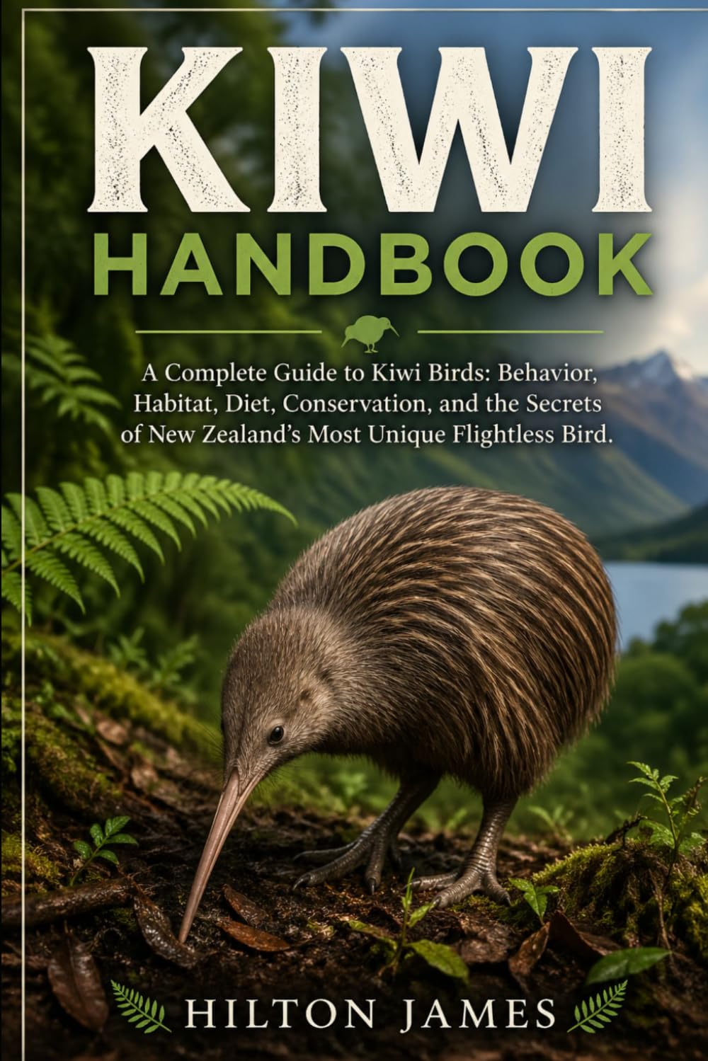 KIWI HANDBOOK: A Complete Guide to Kiwi Birds: Behavior, Habitat, Diet, Conservation, and the Secrets of New Zealand’s Most Unique Flightless Bird.
