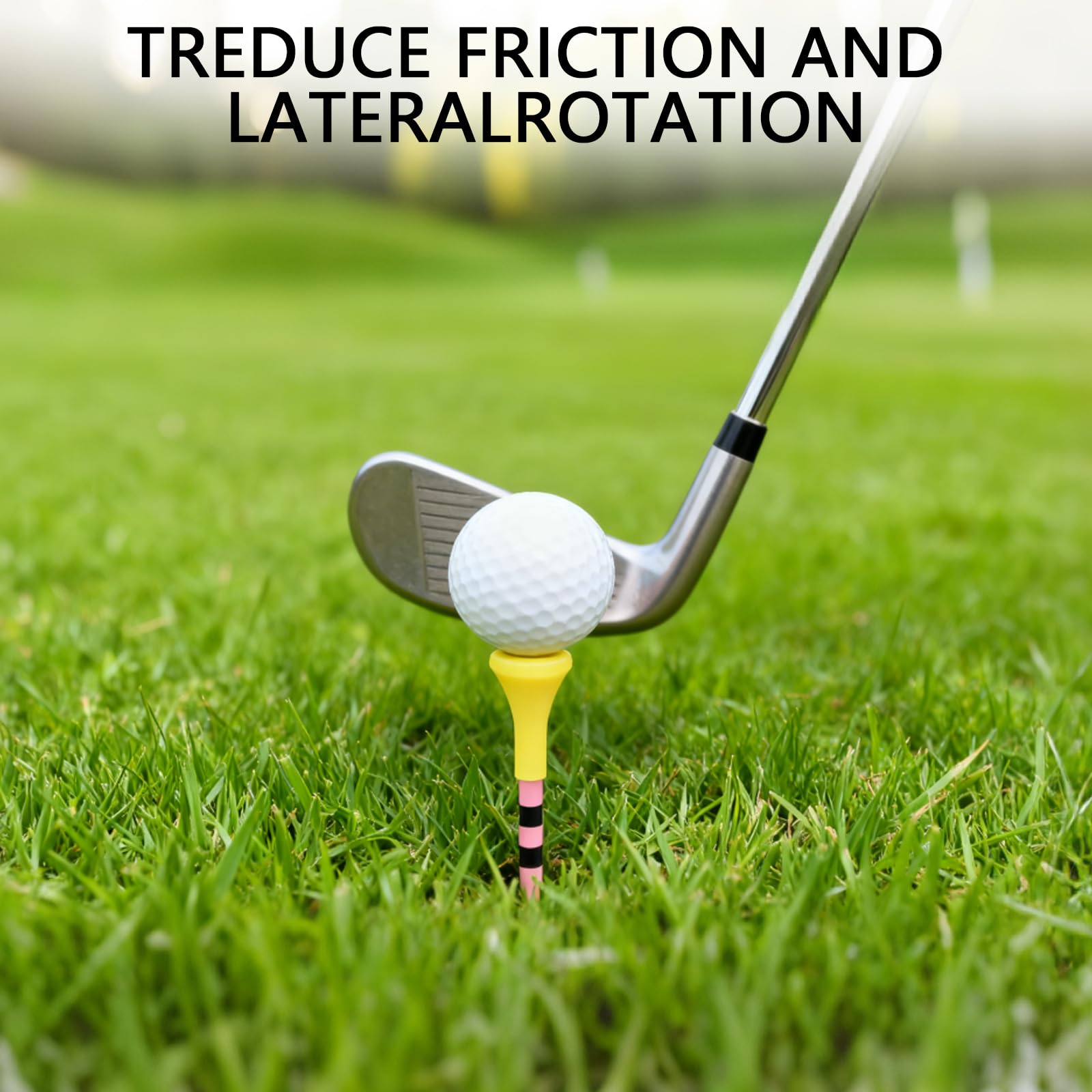 Tees de Golf 83mm Reutilizables Plástico Colores Mezclados 50 Unidades