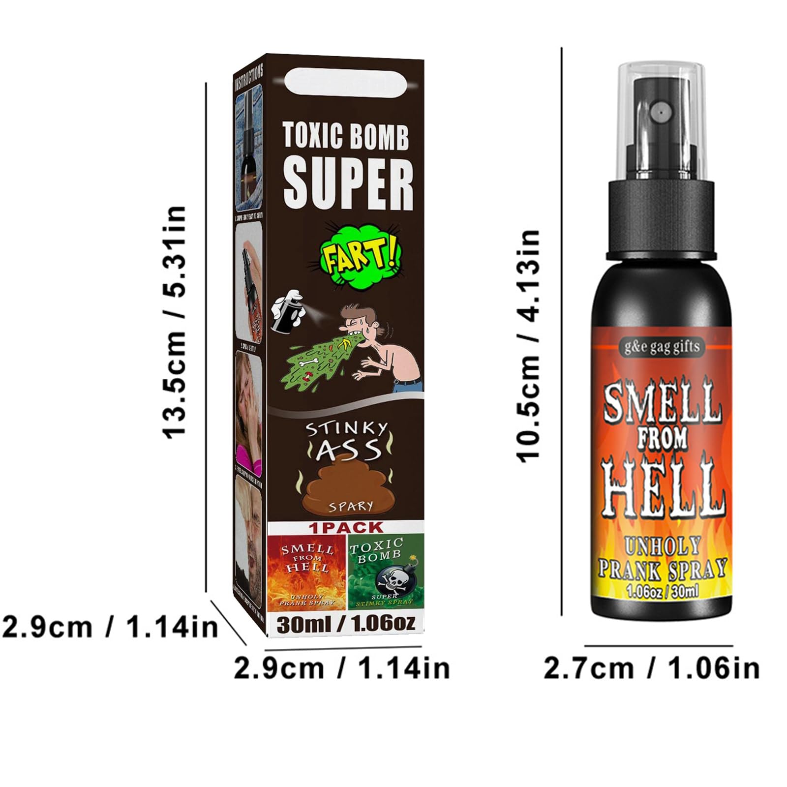 Farta Odore Liquido,Scoreggia Liquido,Spray Scoreggia Profumata,Culo Farta Liquido,Spray Puzzolente Giocattolo,Super Puzzolente Liquido,Spray Scoreggia Scherzi,Scoreggia Odore Spray