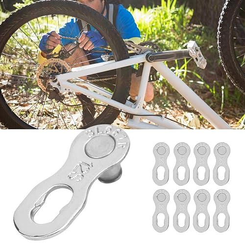 Miniatura 5 de RiToEasysports 4 pares de conectores de cadena, cadena de acero de 12 velocidades, piezas de conector de eslabones perdidos, accesorio de ciclismo
