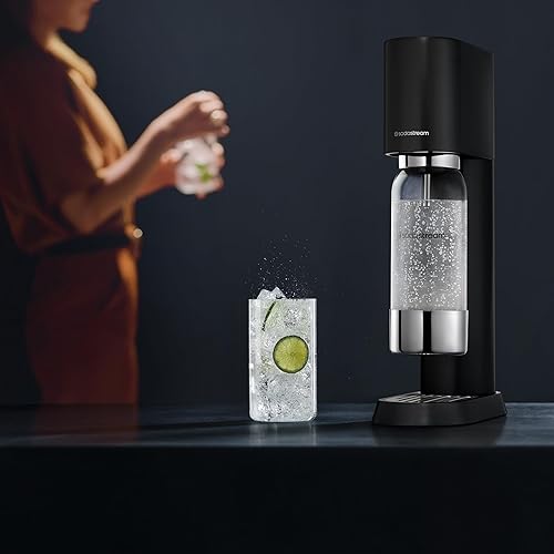 Miniatura 6 de SodaStream Kit de fabricación de agua con gas Enso (negro) - incluye CO2, botella de carbonatación de 32 onzas líquidas