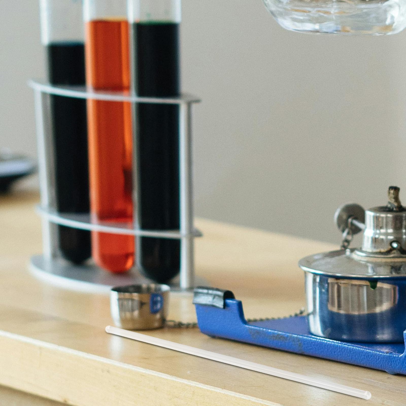 50 Stück Hochtemperatur Glasrührstäbe für Laborexperimente Hitzebeständig aus Robustem Glas zum Mischen von Chemikalien und Lösungen Wiederverwendbar