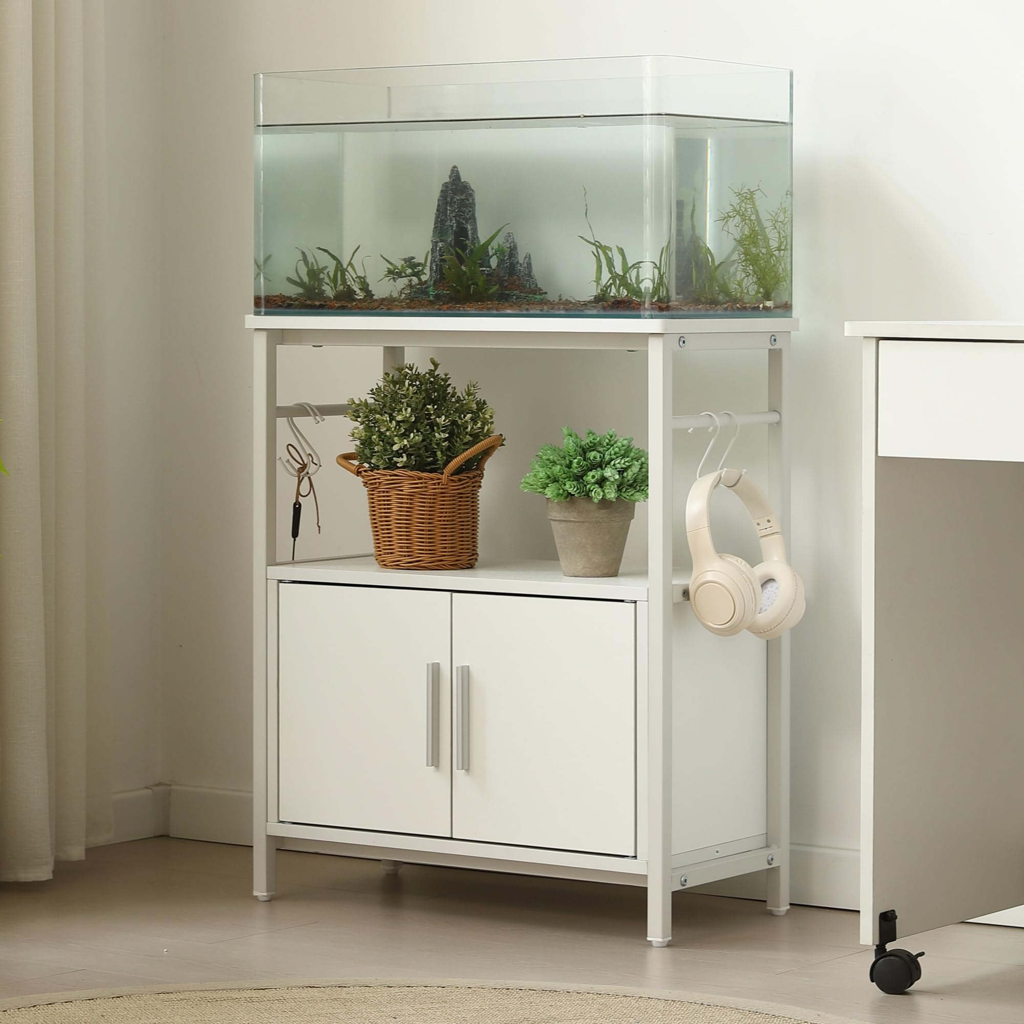 Amazon.co.jp: BTYJLEBE 水槽台 60cm水槽用 【多用途：キャビネット 