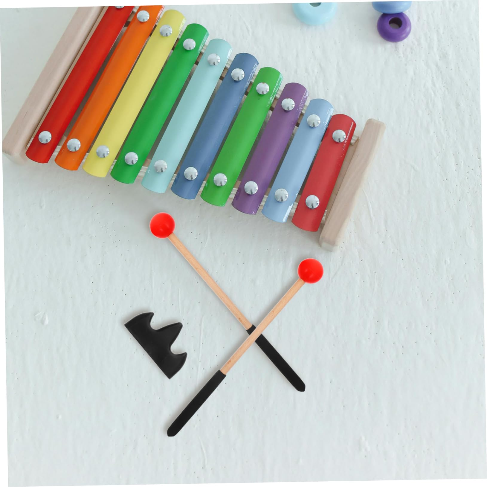 ifundom 5sätze Trommelstöcken Mallet Und Halterung Für Xylophon Marimba Und Percussion-instrumente Wahl Für Musikliebhaber Üben