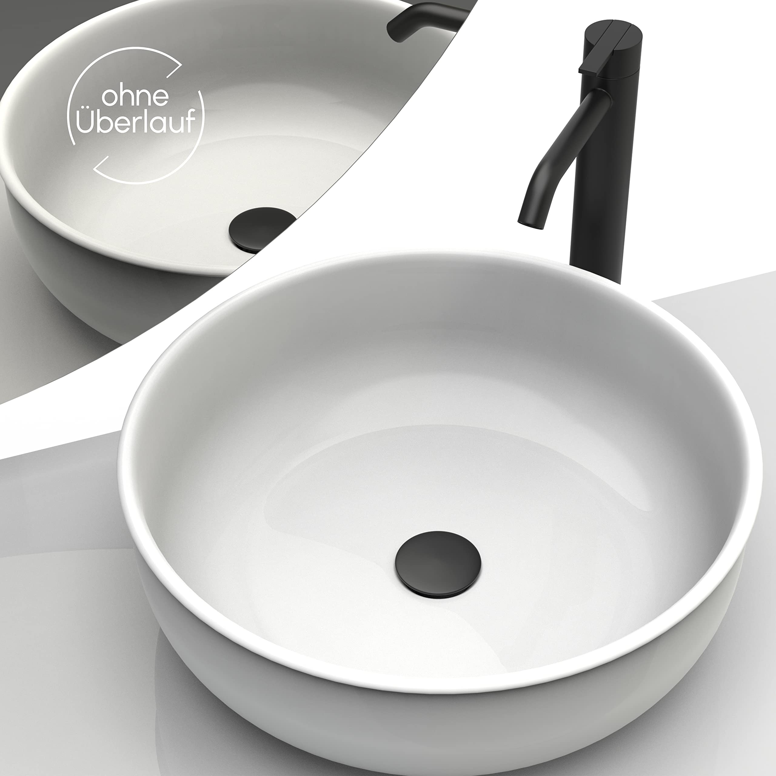 Siphon Ablaufventil Set - Pop Up Ablaufgarnitur Für