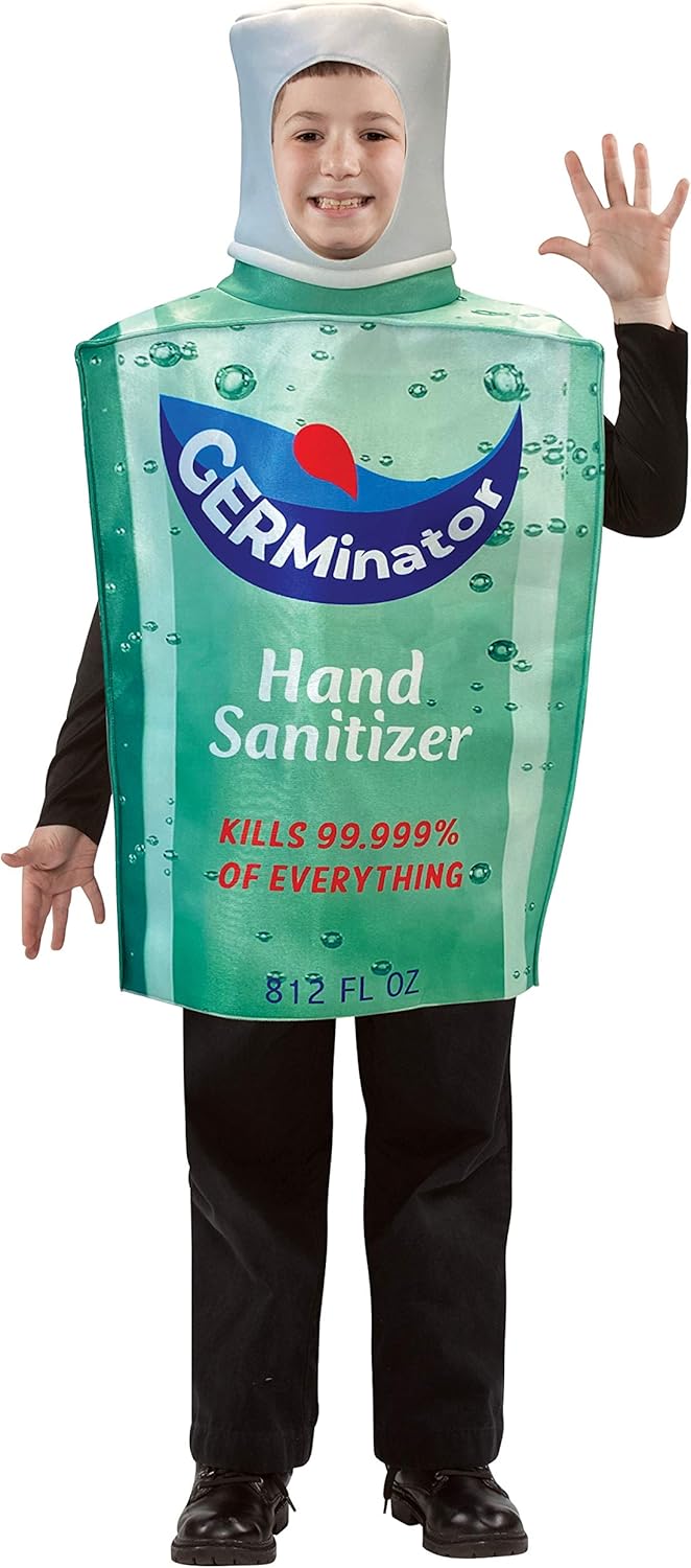 Rasta Imposta Replica Hand Sanitizer Bottle Costume Dress Up Kids Costumes, Child Size 7-10