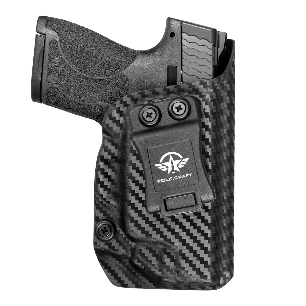 Holster carbone M&P Shield 9mm d'ingénierie supérieure Kydex pour Smith & Wesson Shield .40 - 8