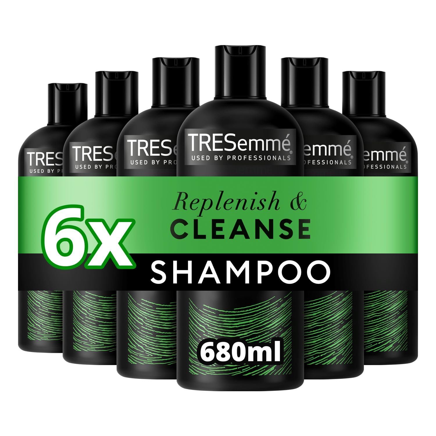 Tresemmã© Replenish & Cleanse Shampoo With A Vitamin Complex For Greasy Hair 6X 680 Ml