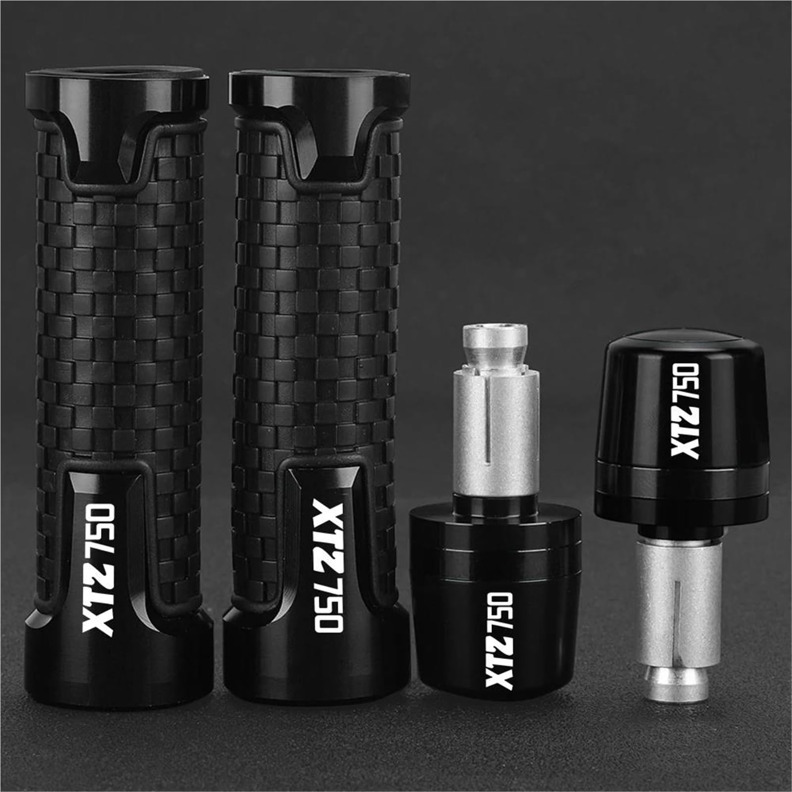 Impugnatura Manopole Per Manubrio Moto In Alluminio CNC, Impugnatura In Gomma Per Yamaha XTZ 750 XTZ750 Per SUPER TENERE 1989 1990 1991 1992 1993 1994 1995 1996