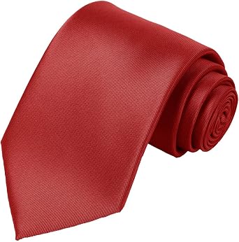 KissTies Mens Solid Tie Striped Classic Formal Necktie + Gift Box