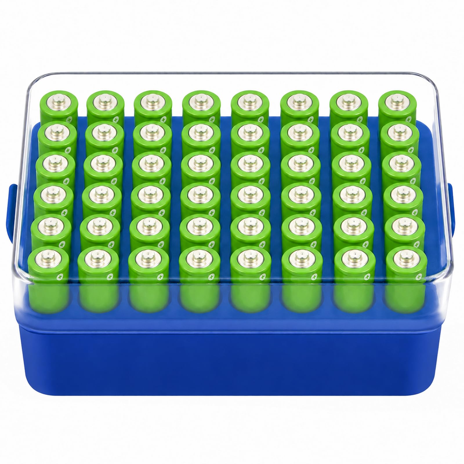 ALCYON Plastic Battery Storage Organizer for 48 AA Batteries