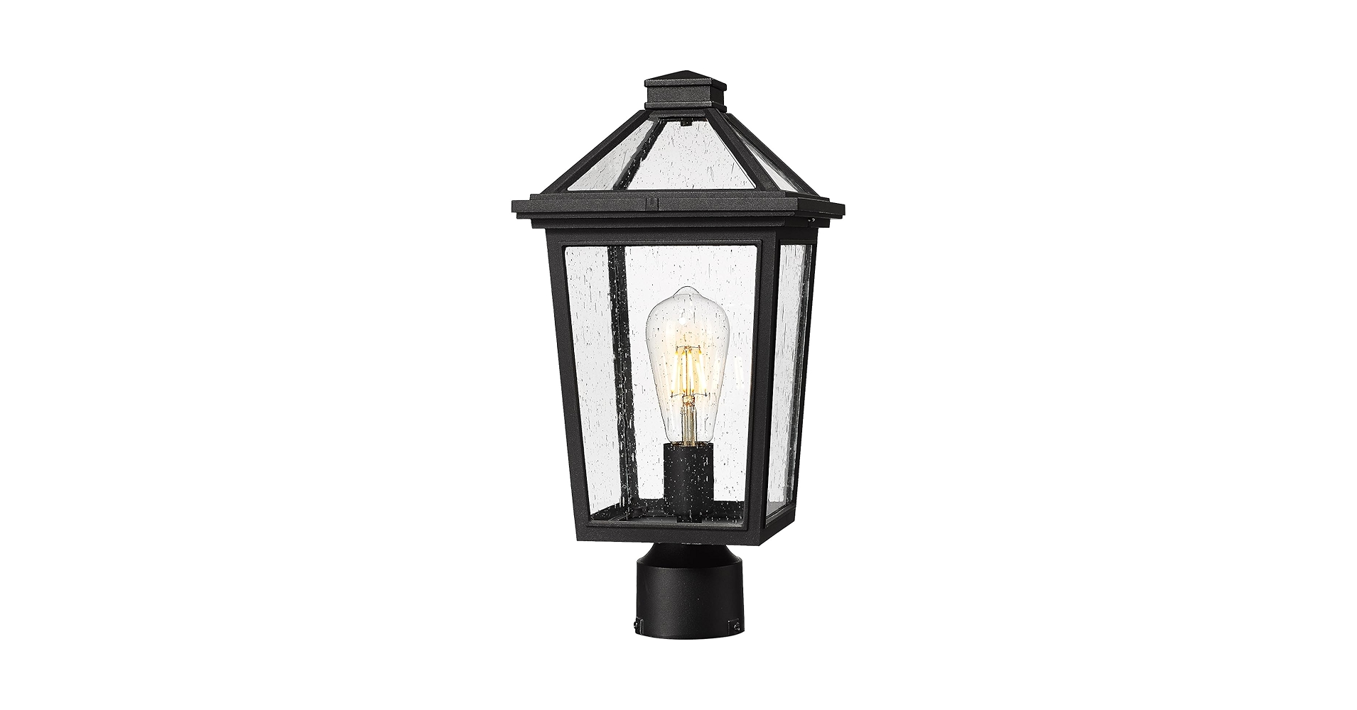 zeyu 16.5 Inch Outdoor Post Light, Exterior Lamp Post Light