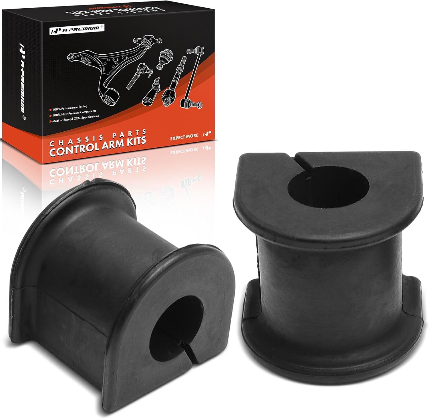 A-Premium 2 x Suspension Stabilizer Bar Bushing Sway Bar Bushing Kit, Compatible with Toyota 4Runner 1996-2002/2006-2009, Supra 1997-1998, Tercel 1997-1998 & Lexus GX470 2006-2009