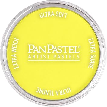 PanPastel Artist Pastels by GOLDEN, Hansa Yellow, 2.44 / 62mm Pan Diameter, Professional Artist Pastels, Unique Pan Format cake-like