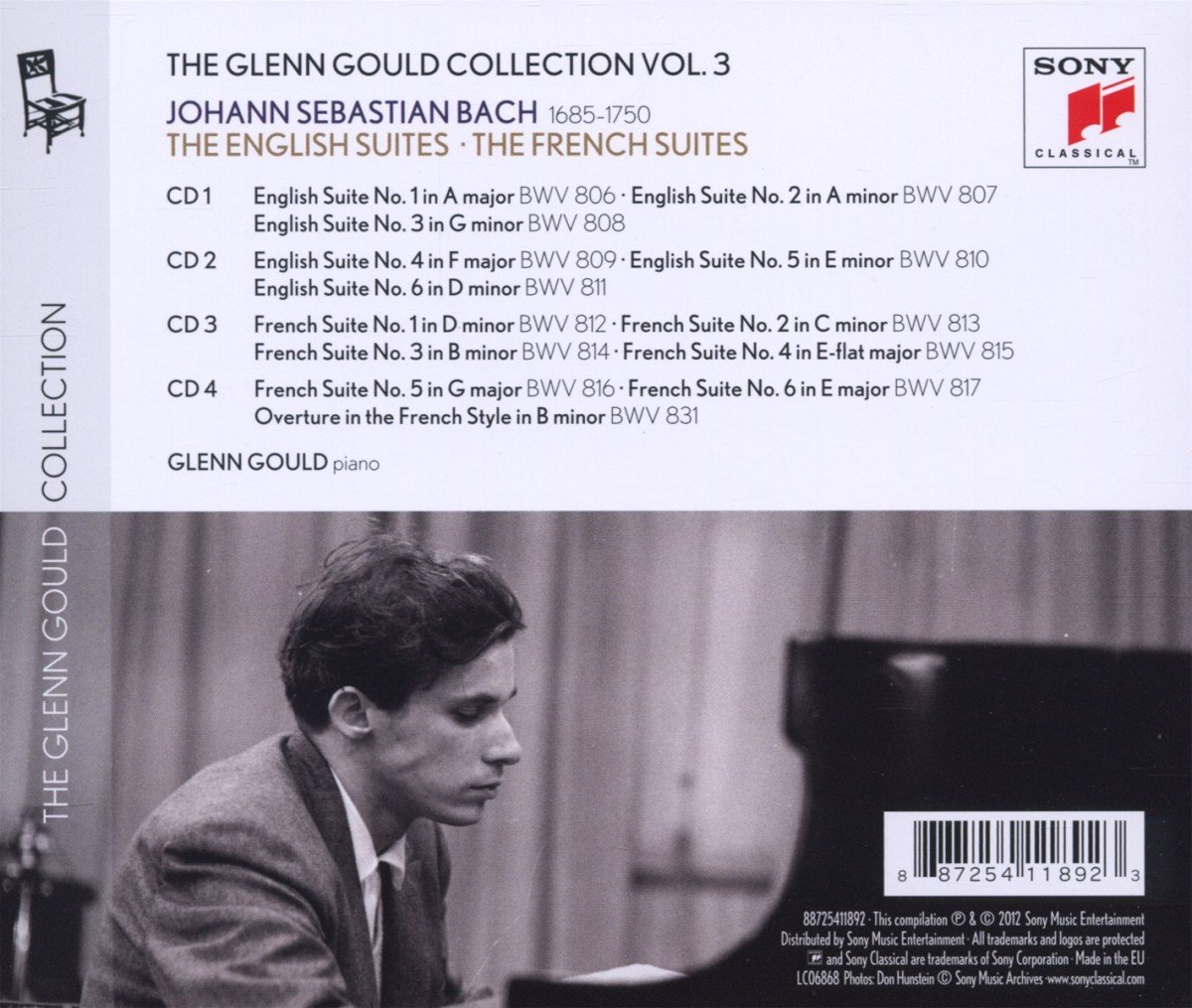 Bach Suites Inglesi Suites Francesi Ouverture BWV 831
