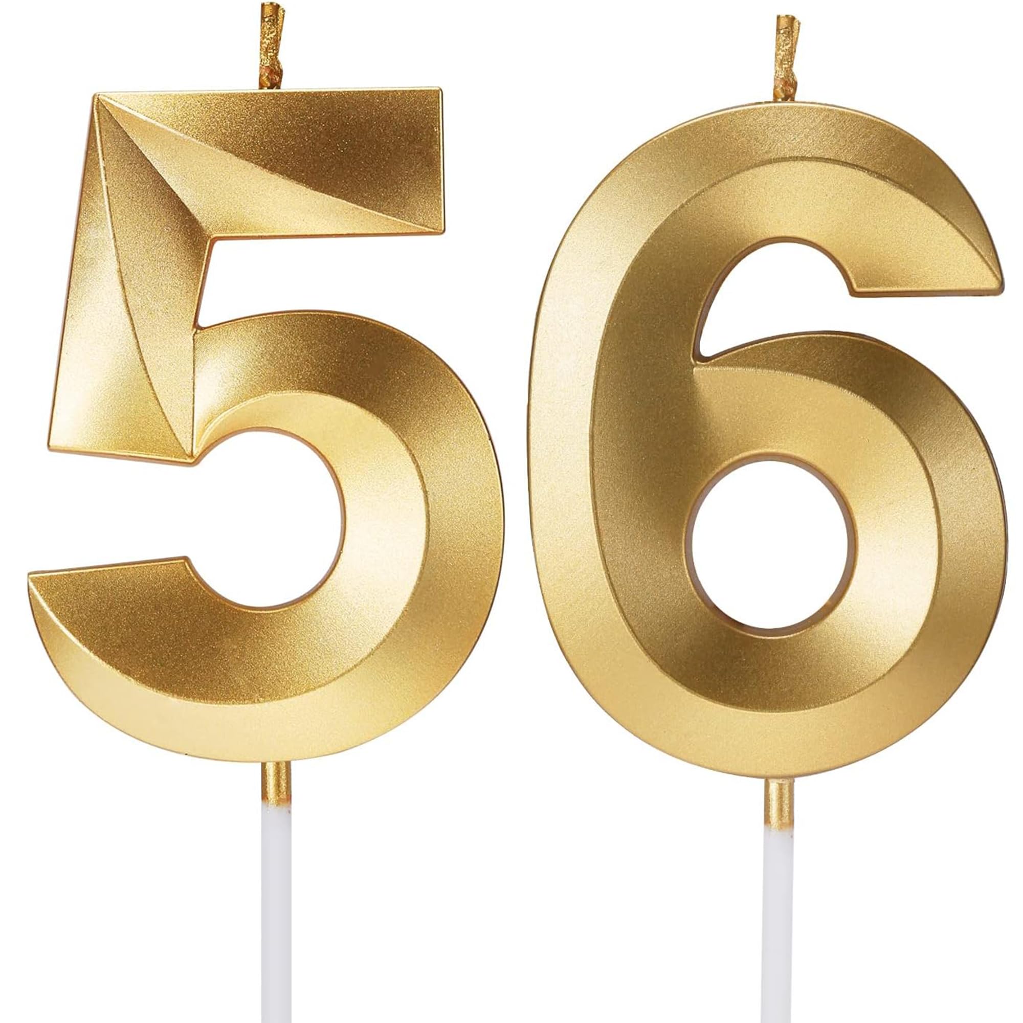 Birthday Candles Number Candles Age Year for Cakes Happy Birthday 3D Designed Wedding Anniversary Party Cake Topper Decorations