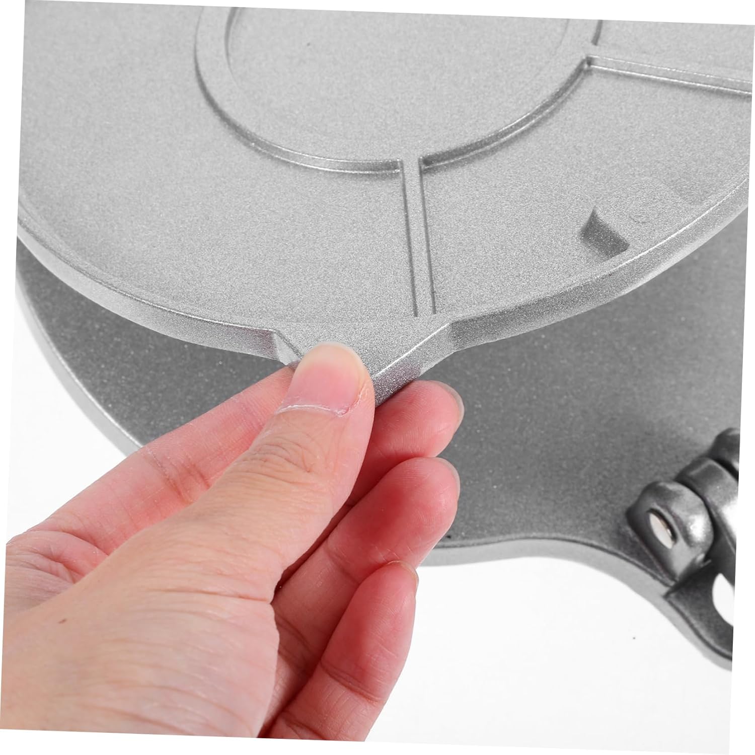 Multi Function Manual Dough Press Dumpling Skin Maker Tortilla Press with Silicone Brush for Meal Prep for Pierogies Empanadas More