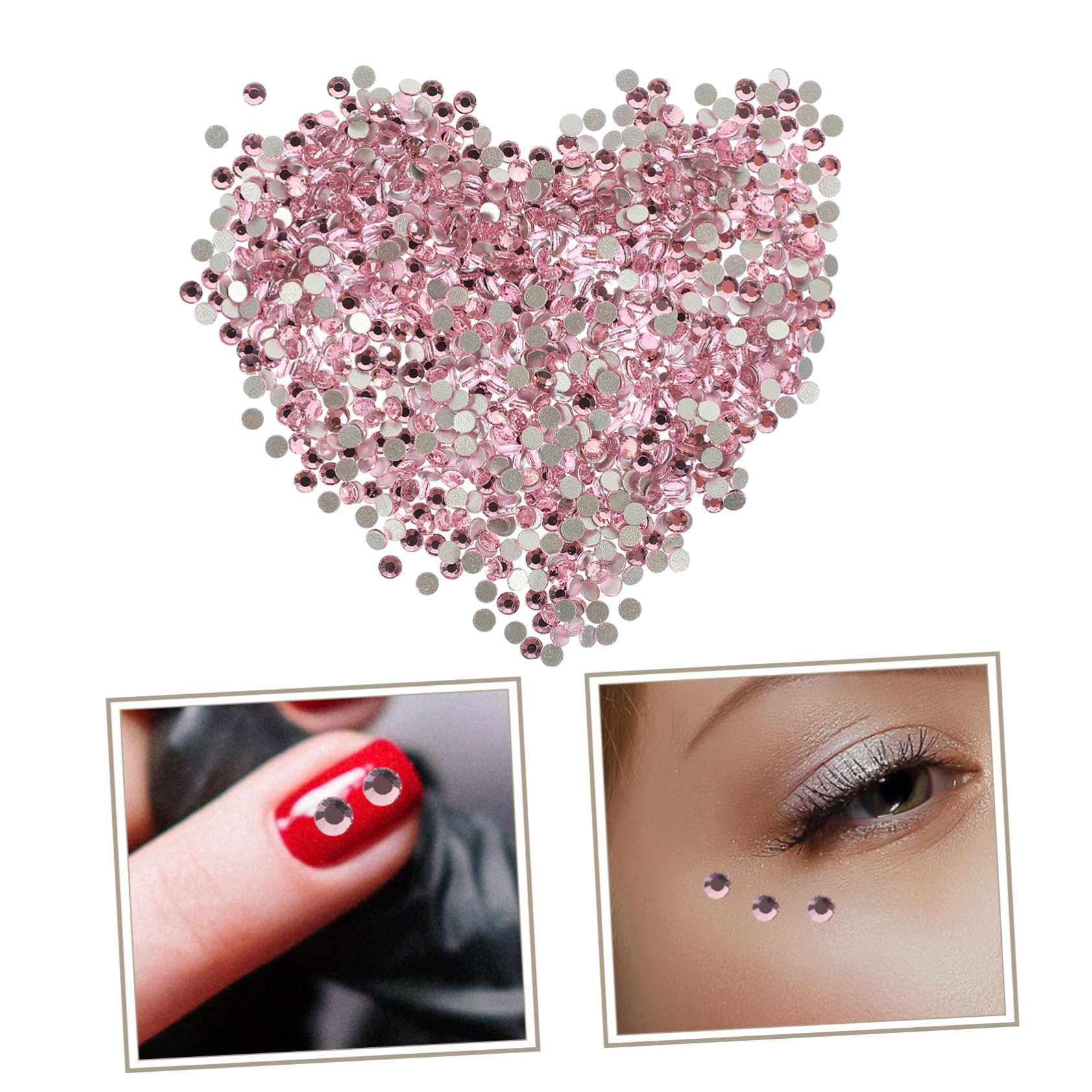 FRCOLOR 5 Pezzi 1 Set Di Strass Per Nail Art Gemme Piatte Per Unghie Strass Per Unghie Per La Creazione Di Gioielli