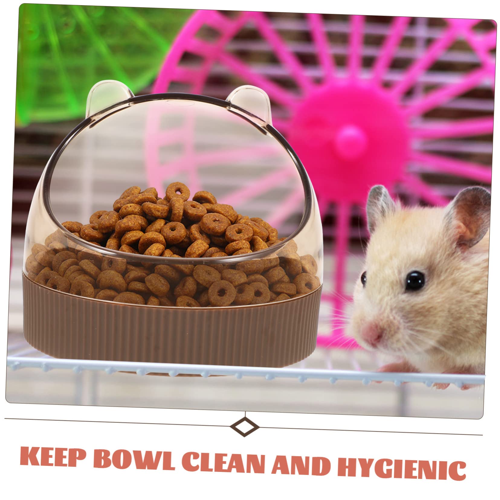 FOMIYES 4 Pezzi - Durevole Uso Ciotola Per Lalimentazione Del Criceto Sicura E Confortevole Per Cincillà Ratto Cavia Fattura Pregevole Praticità