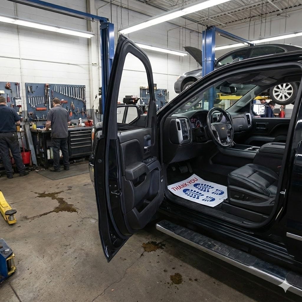 Ascot Heavy Duty Paper Floor Mats 17x19 (500 Pack) – Disposable Car Floor Protectors for Auto Detailing, Mechanics & Rental Fleets – Absorbent Footprint Barrier