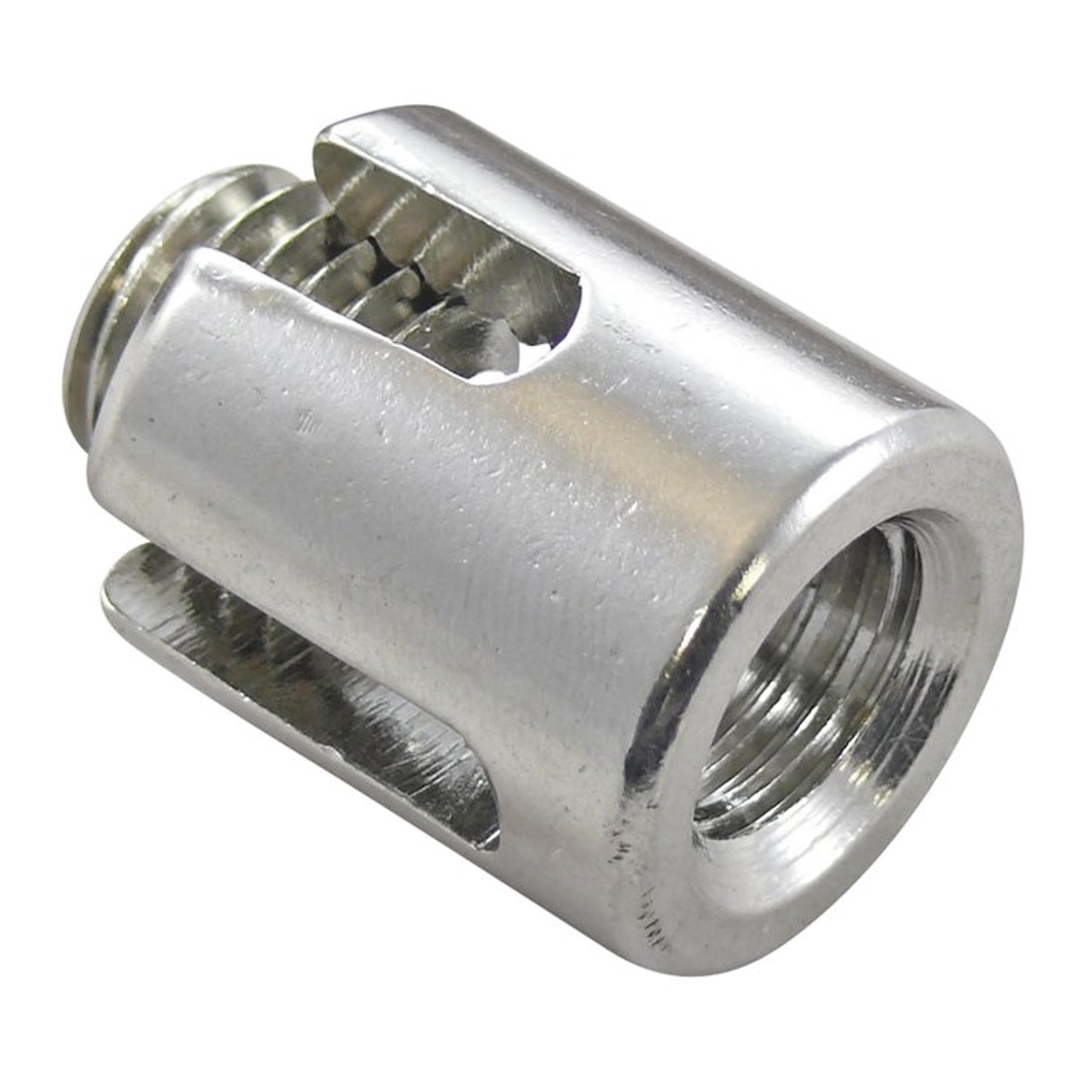 Abrazadera de cable de alambre de 5 mm, 4 unidades, abrazadera en cruz con rosca pasante para cable de alambre de 5 mm, acero inoxidable A4 NIRO, AISI 316 Nirosta