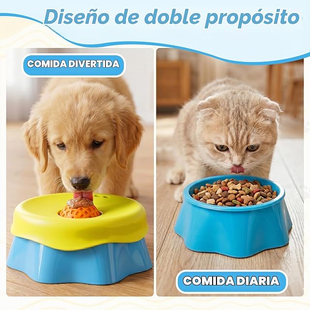 Foto 4 de 7 de Qivra Cuenco para Lamer Perros, Lick Bowl Plato para Lamer Perro