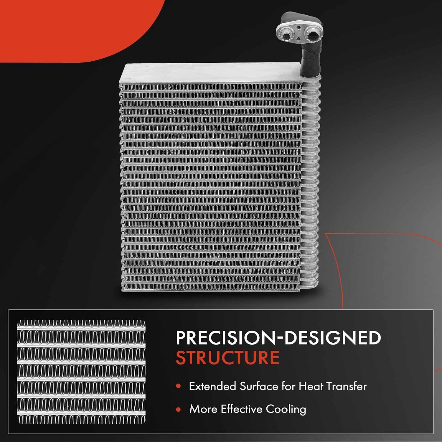 A-Premium A/C Evaporator Core Compatible with Pontiac Vibe 2003 2004 2005 2006 2007 2008, 1.8L