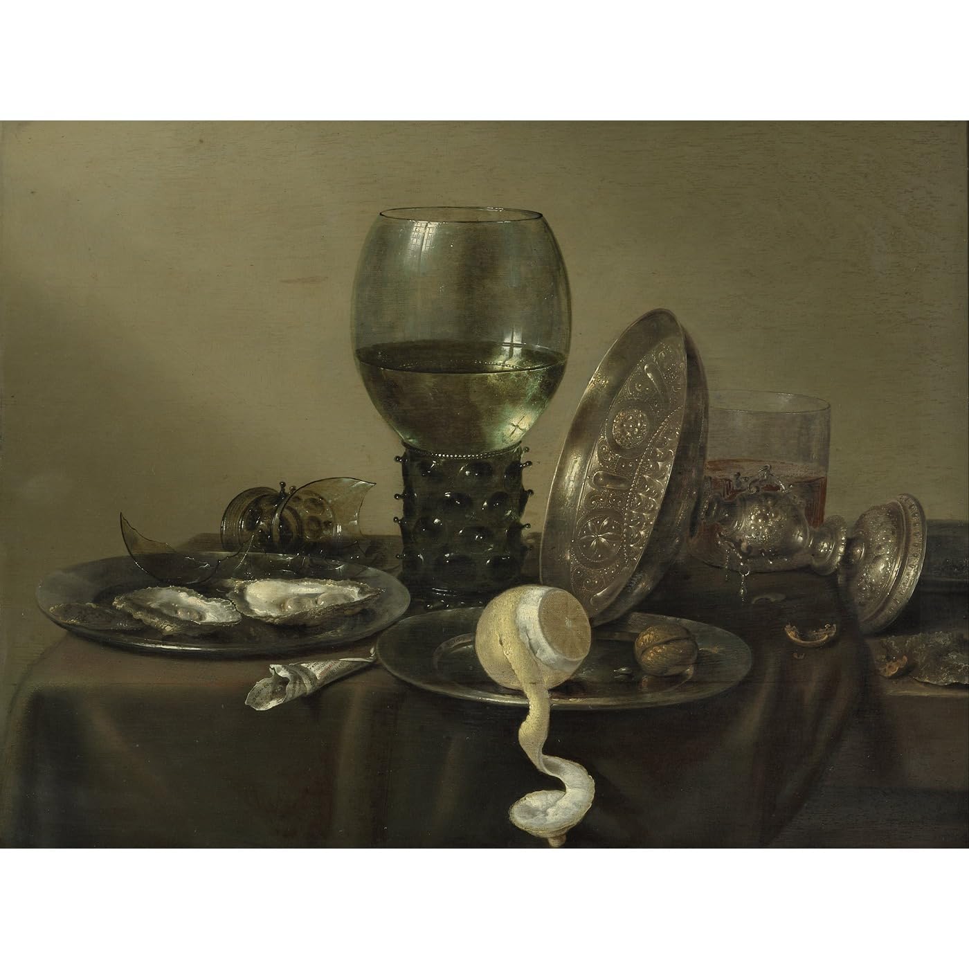 Toile nature morte de 1635 grand format 127x101 cm pour décorer un salon élégant - 2