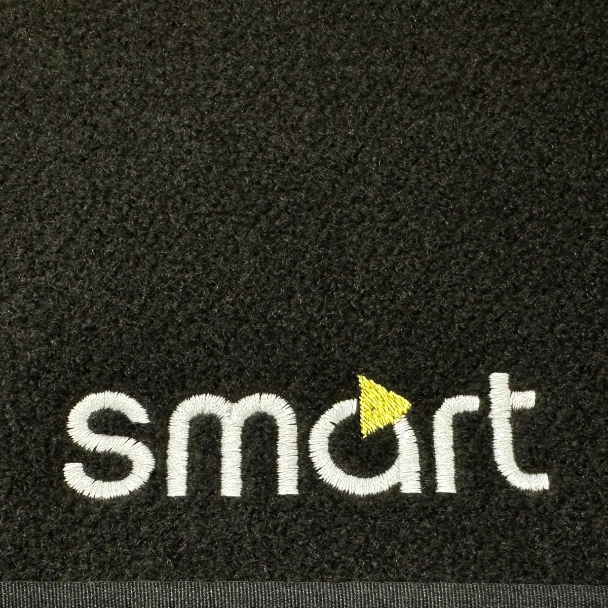 SERIE 2 TAPPETI - TAPPETINI IN MOQUETTE NERI PER SMART FORTWO 451-2007 ->2014