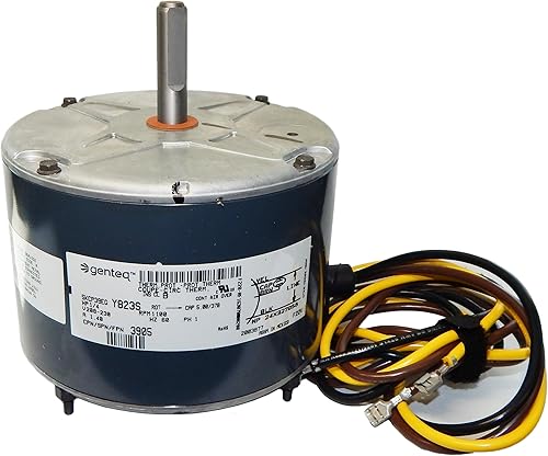 Motor de condensador 5KCP39EGS070S 1/4 Hp, 1100 RPM, 208-230 V Genteq # 3905