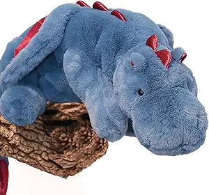 40In 5Lb Weighted Stuffed Animals,Cute Plush Dragon,Weighted Stuff Dinosaur Toy for Kids Adult Gift or Decoration (5lb, Blue)