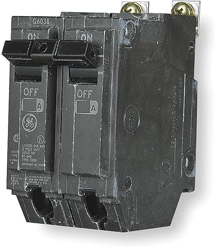 Ge neral Electric GETHHQB2160 GE THHQB2160 2P-120V-60A CB, negro