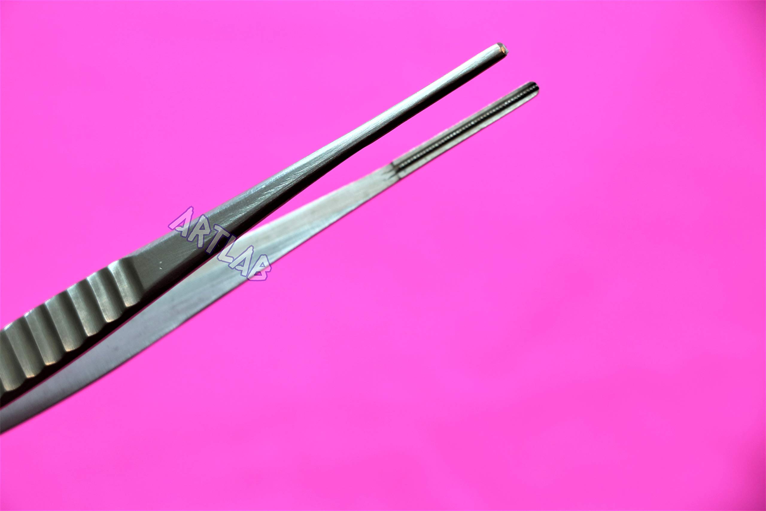 1 New! German DEBAKEY Forceps Vascular Tissue Forceps with Gold Handle Tips 6