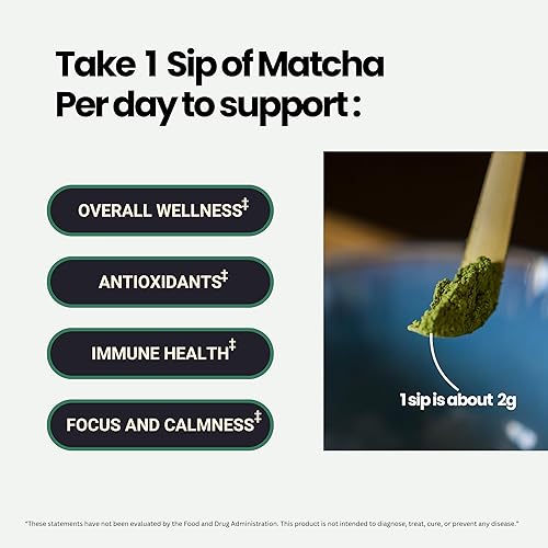 Miniatura 31 de Matcharl Kyoto Uji Matcha Polvo – Té verde molido a piedra de Kyoto Uji de grado ceremonial japonés (1.4 onzas), TARO - Lata