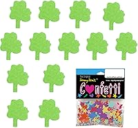 Vista 3 de Confeti Shamrock 1/4" Verde - Paquete al por menor #9075 QS0