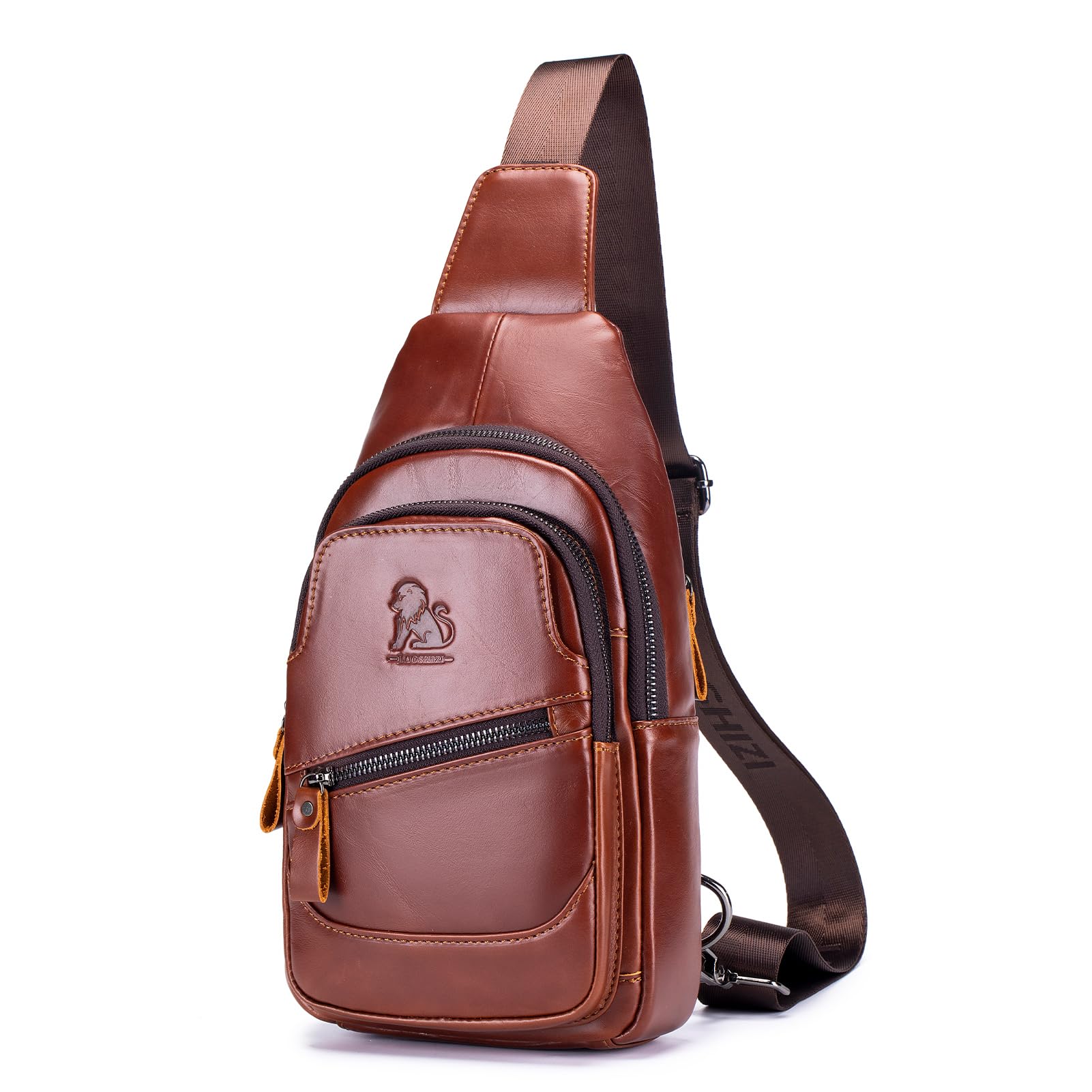 pundarika umhängetasche herren leder brusttasche umhängetasche herren sling bag handtasche männer umhängetasche