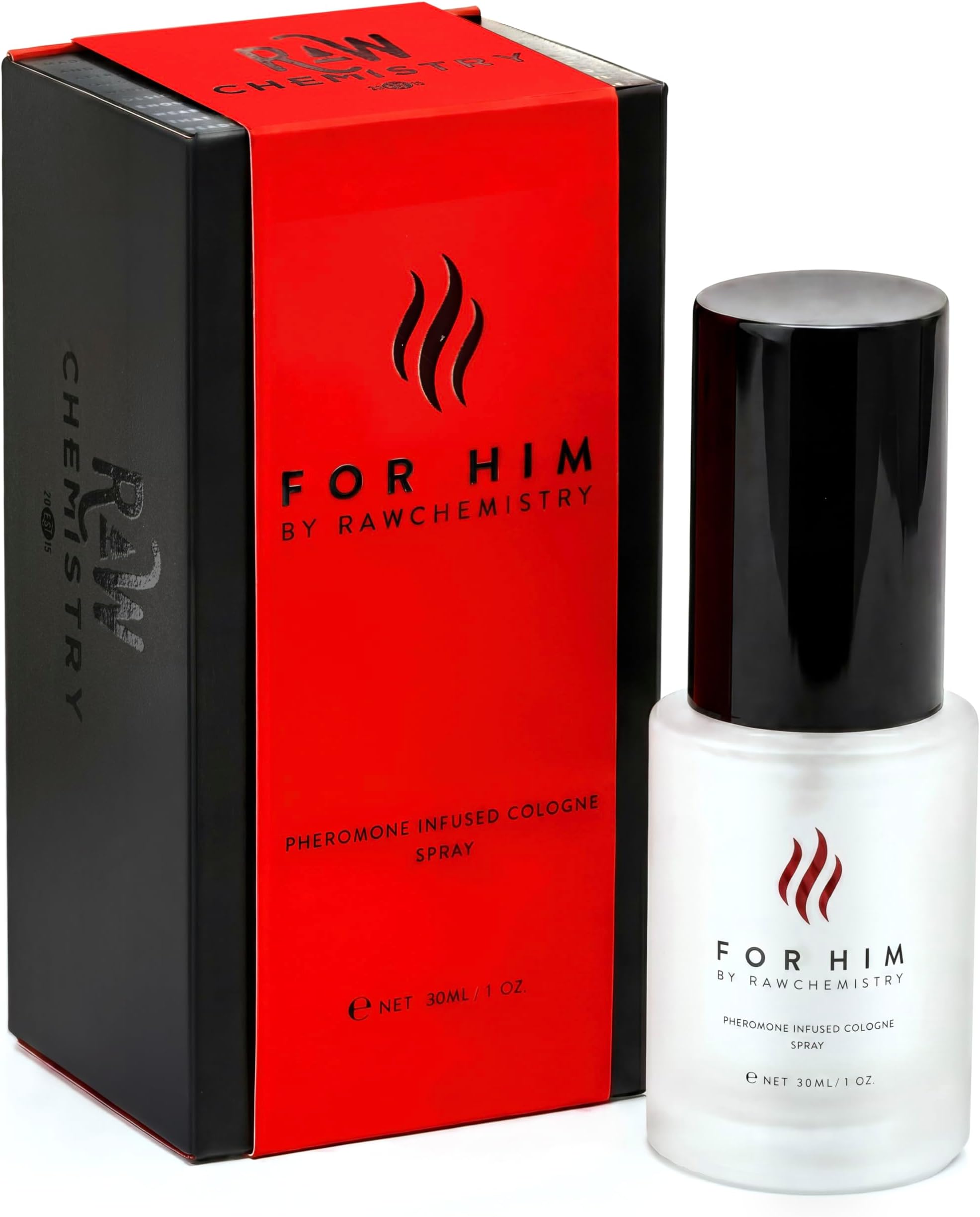 RawChemistry For Him, Pheromone Infused Cologne - Bold, Extra Strength Infused Formula 1 Fl. oz