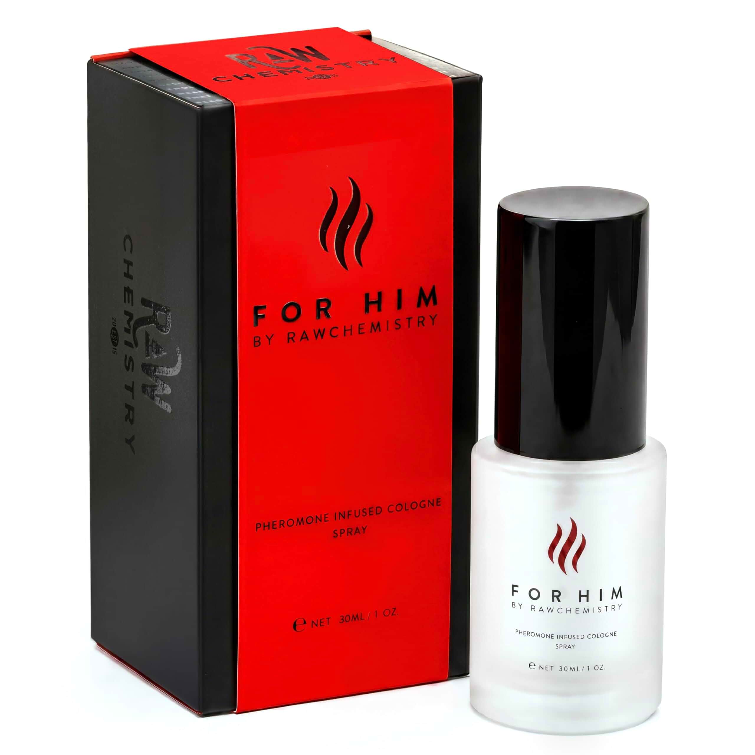RawChemistryFor Him Pheromone Infused Men's Cologne, Long-Lasting,1 oz Bold men's cologne with a fresh marine scent and warm sandalwood finish for daily wear, date nights and evening outings.