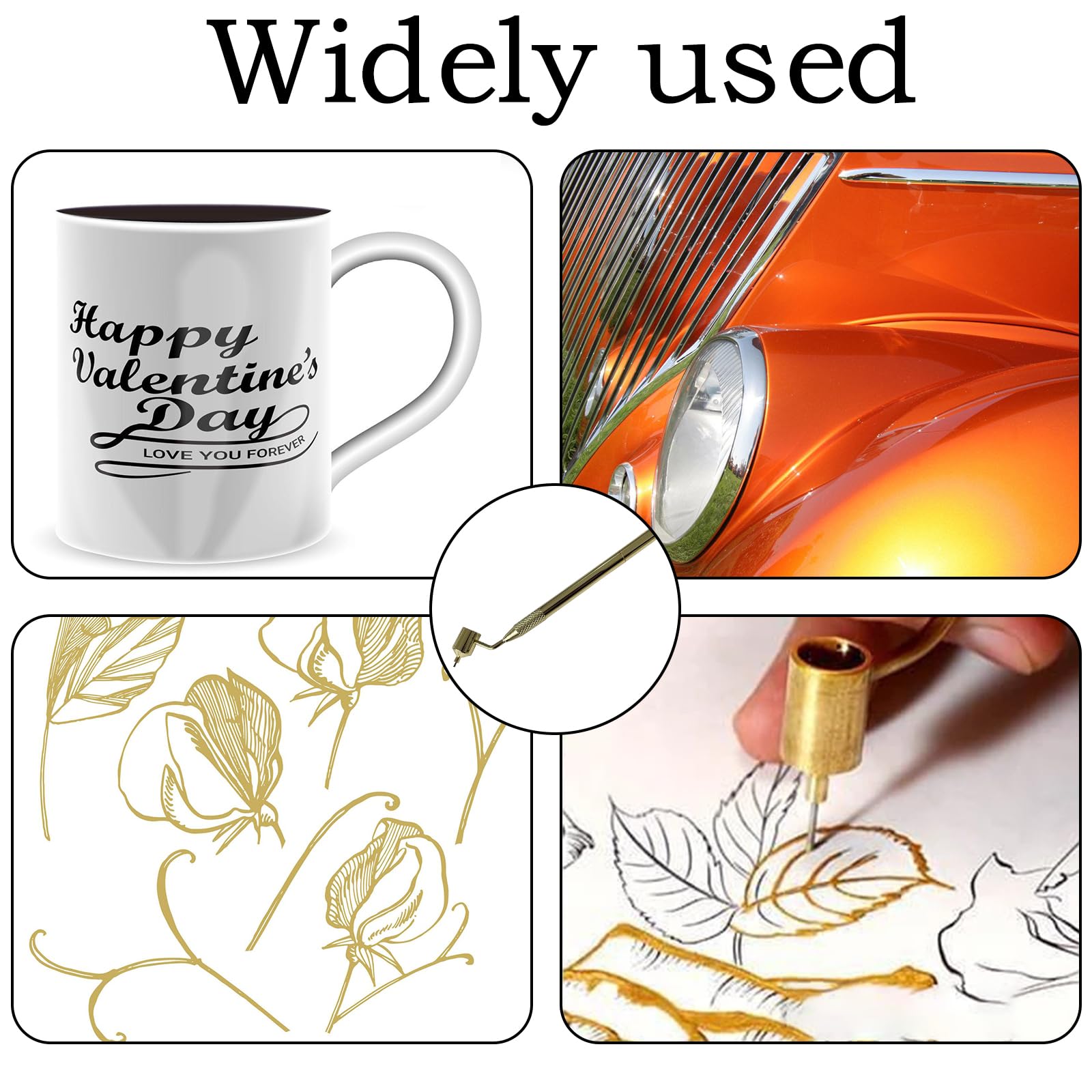 XINTANGXIA Fluid Writer Pen Set - 2 Stück 0,5mm/0,7mm Feinliner Aus Aluminium Für Präzises Zeichnen