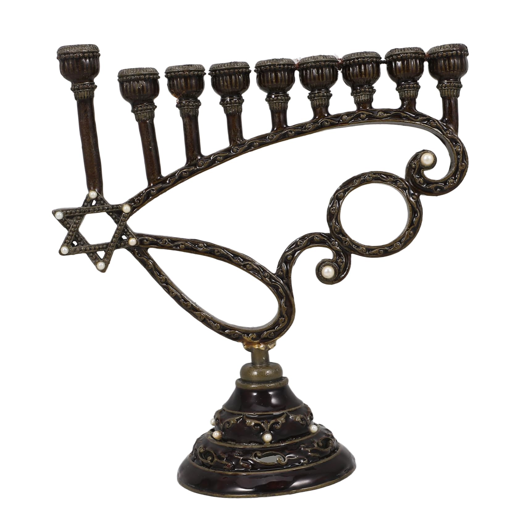Chandelier table basse pour Hanoukka et décoration de bureau chaleureuse