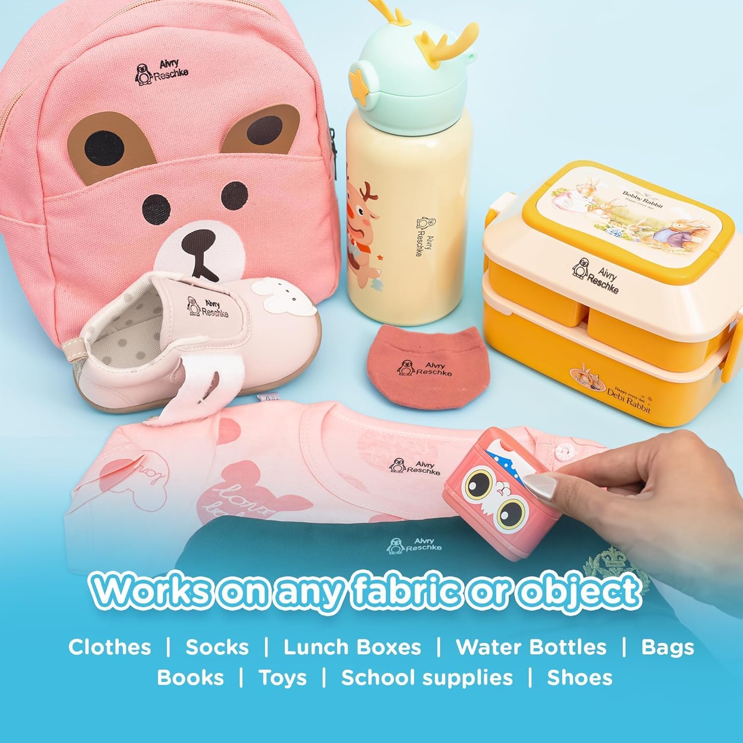 Amazon.co.jp: KiddoSpace ネームスタンプ 衣類 子供用 防水