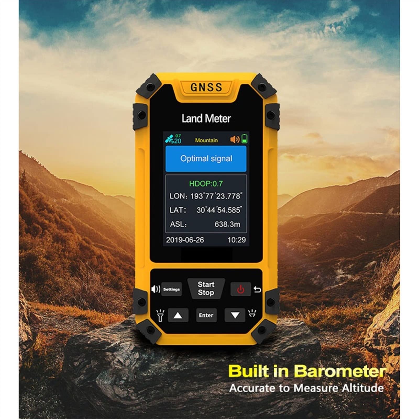 Ręczny miernik terenu GPS Land Meter S4 Kolorowy ekran GPS Land Meter Maszyna geodezyjna Profesjonalny odbiornik GNSS Pomiar powierzchni Miernik terenu Narzędzie pomiarowe do pomiarów zewnętrznych