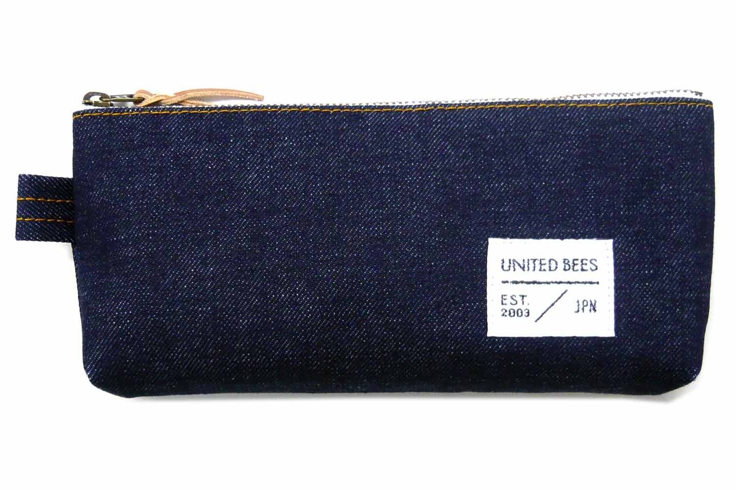 Amazon | ユナイテッドビーズ 筆箱 ガセットペンケース 岡山デニム UBM