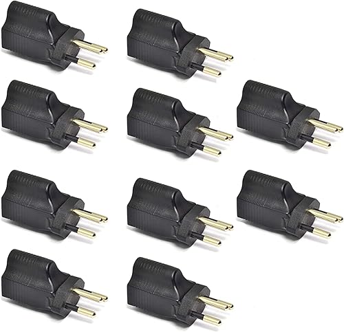 Vista 42 de Ceptics Japón, Filipinas NEMA 1-15 Adaptador de Enchufe de Energía para Viaje Acepta NEMA 5-15R - Certificado ETL - Grado Industrial (IG-6)