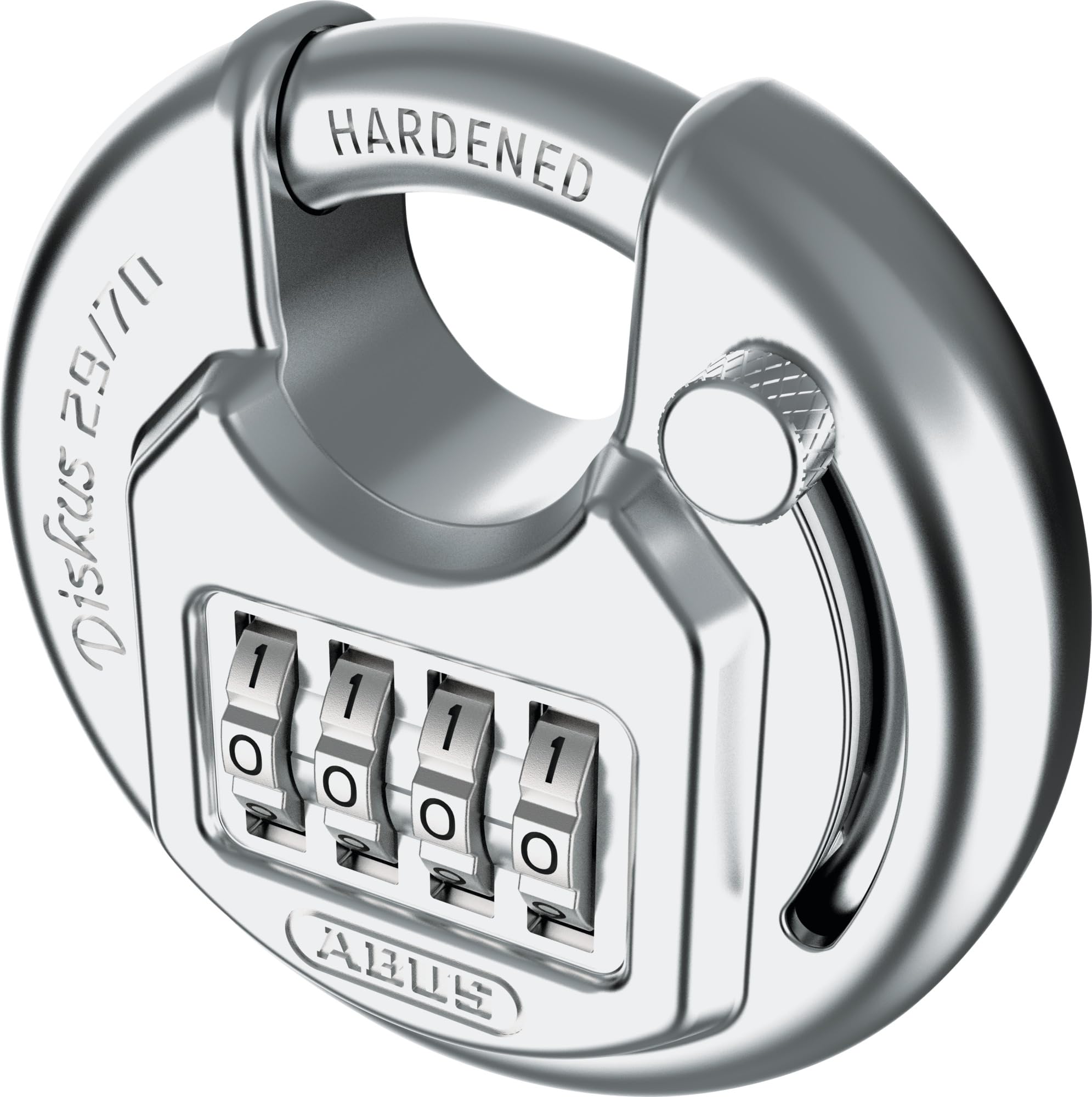 ABUS 29/70 Combo Diskus Padlock, Silver, 51 mm - Image 2